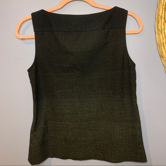 Theory Wool Blend Sleeveless Blouse Size Small - Picture 5 of 8